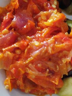 Foto resep Sambal tomat tanpa terasi lalap terong