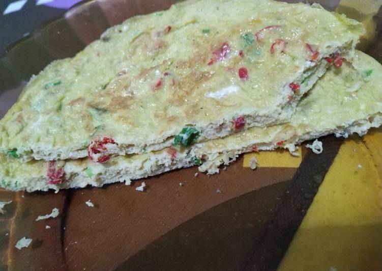 Dadar telur ala martabak telur