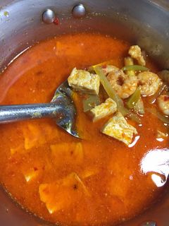 Foto resep Santan labu udang tahu