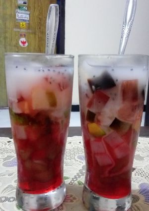 Foto resep Es campur Simple Enak