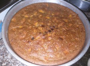 Una foto de Torta de choclo dulce