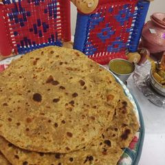 A picture of Besan ki roti.