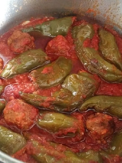 Una foto de Pimientos rellenos de carne