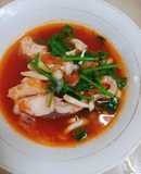 Cá điêu hồng nấu ngót