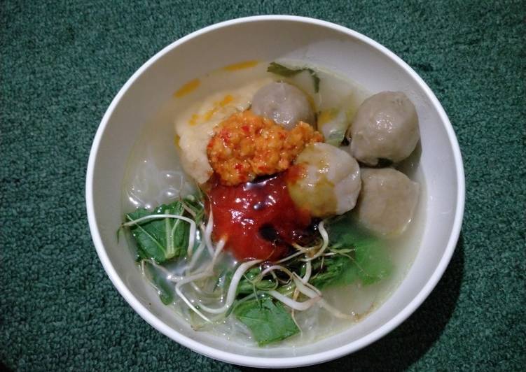 Resep Bakso kuah simple, Enak