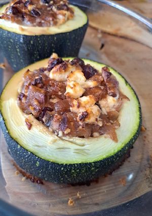 Une photo de Courgette farcie végétarienne