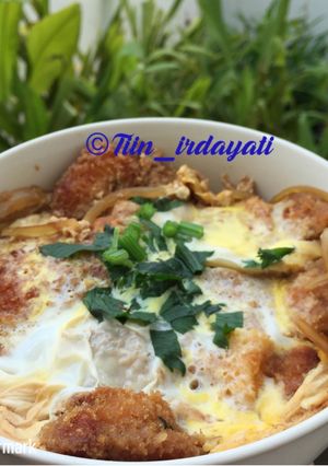 Foto resep Chicken katsudon