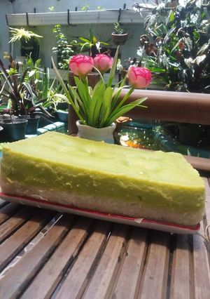 Foto resep Ketan talam pandan