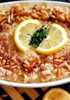 A picture of Pearl_wheat_with_chicken.