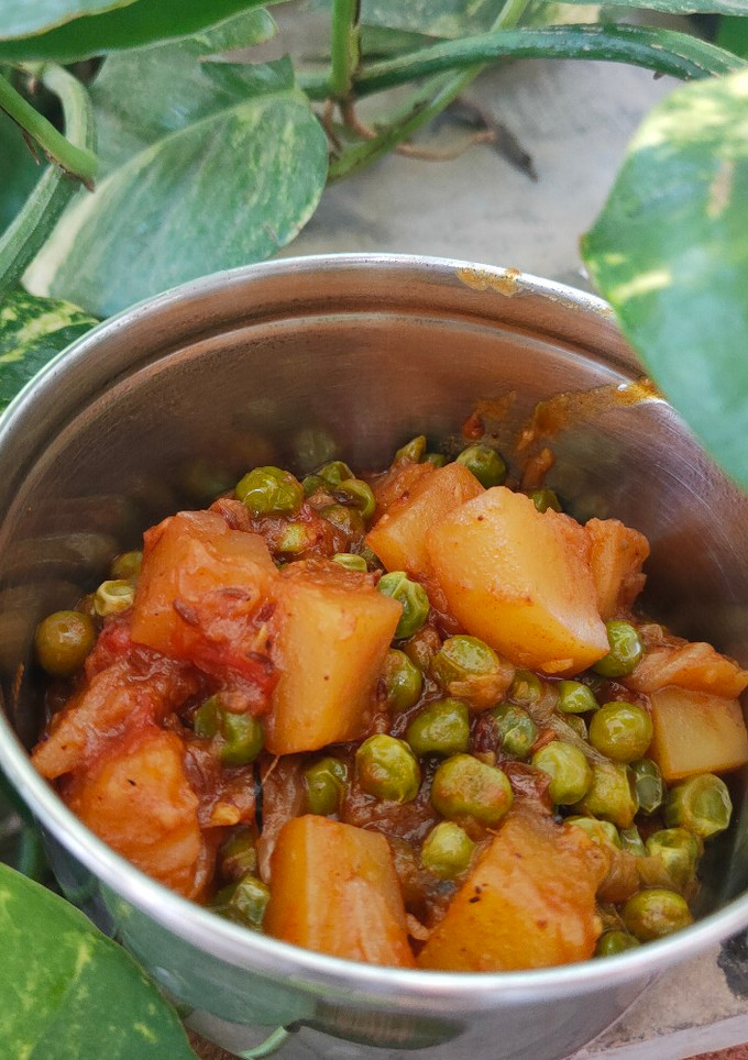 உருளைக்கிழங்கு பட்டாணி மசாலா செய்முறை முக்கிய புகைப்படம்