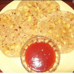 A picture of Sweet potato paratha.