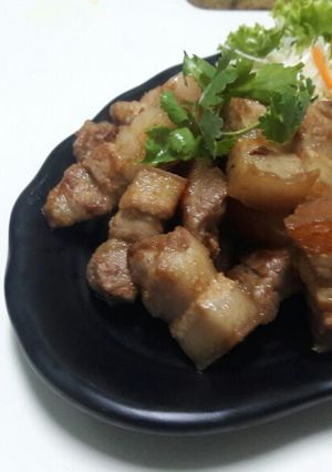รูปของ หมูสามชั้นผัดเค็ม