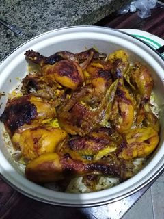 صورة لوصفة كبسة الدجاج