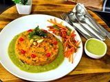 Exotic Tomato Gourmet Semolina Upma - Sooji Upma In Restaurant Style