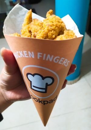 Una foto de Deditos de Pollo o Chicken Fingers
