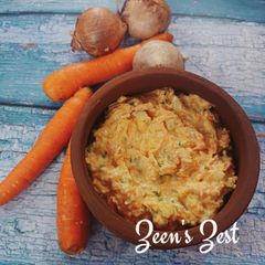Carrot Onion Raita A picture of Carrot Onion Raita.