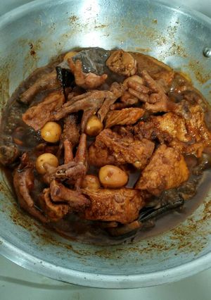 Foto resep Semur ceker + tahu + telur puyuh pedas manis