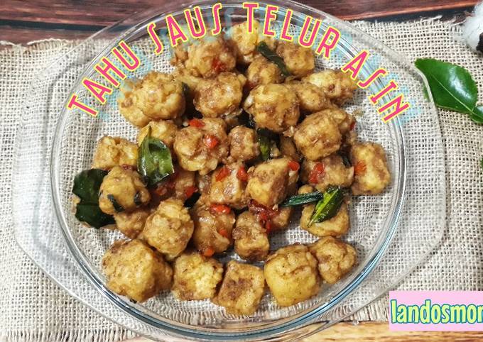 Cara Membuat Resep Tahu [Saus] Telur Asin