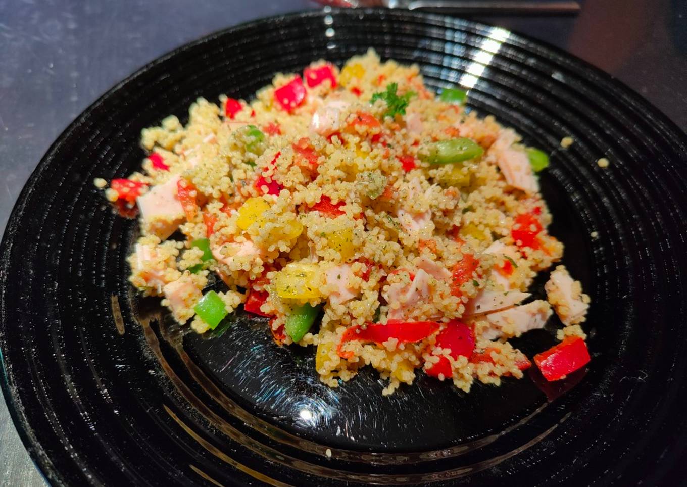 Steps to Prepare Ultimate Taboulé aux poivrons