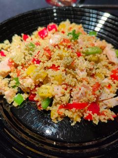 Une photo de Taboulé aux poivrons