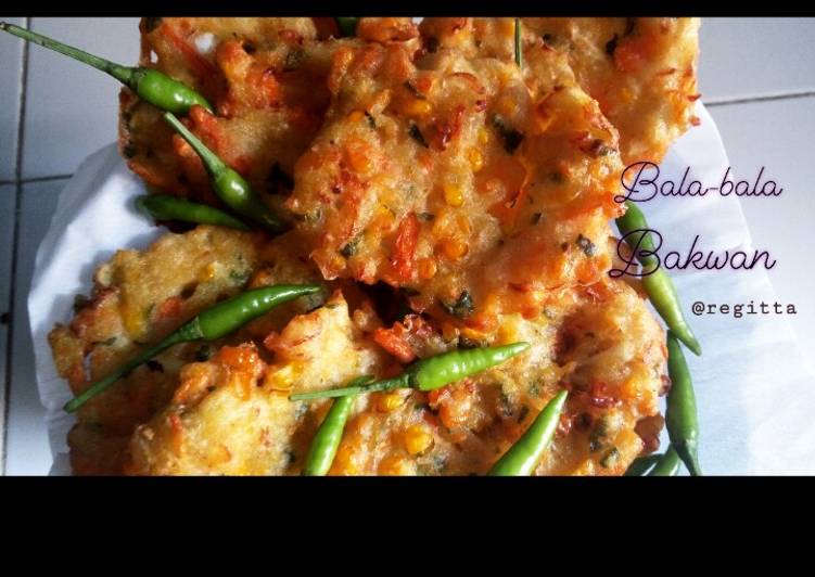 Bumbu Menyiapkan Bala-bala Bakwan, Enak Banget
