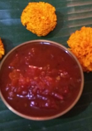টম্যাটো চাটনি (tomato chutney recipe in bengali) রেসিপির প্রধান ছবি
