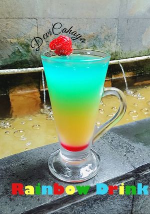 Foto resep Rainbow Drink (Kids Friendly)