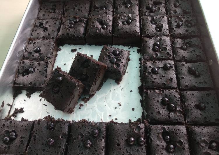 9 Resep: Brownies kukus potong yang Lezat Sekali