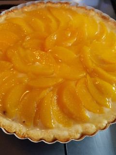 Una foto de Tarta de duraznos súper fácil!!!!