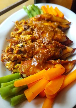 Foto resep Cumi-cumi panggang saus kuning #debm friendly
