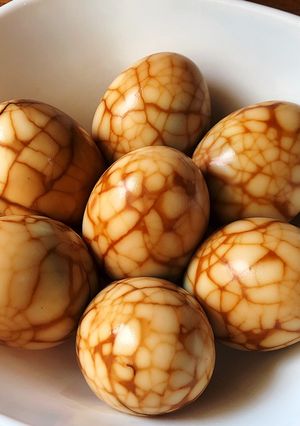 Foto resep Telur Pindang Marmer / Batik