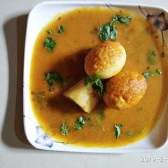Egg curry A picture of Egg curry.
