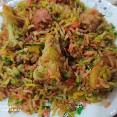 A picture of Kadhai veg biryani.