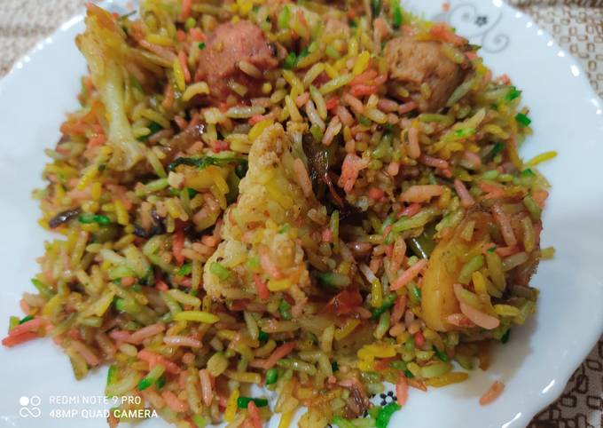 Kadhai veg biryani