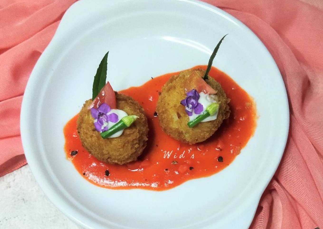 Arancini Dari Nasi Sisa (Italian Rice Ball)