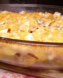 Картошка с курицей в духовке