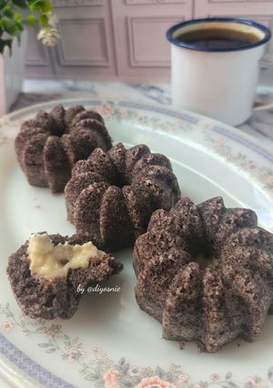 Foto resep Bolu Ketan Hitam Keju Lumer #628