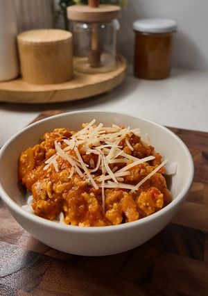 A picture of Vodka Sauce Pasta.