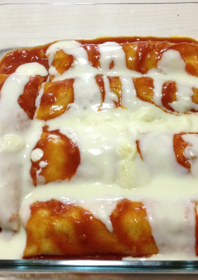 Una foto de Canelones de Acelga y Ricota