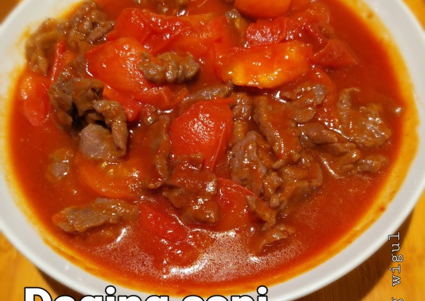 146.Daging sapi Tomat