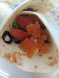 Wrap frango crocante