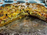 Tarta de brócoli con base zapallo