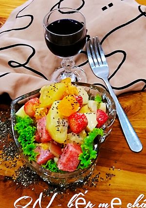 Hình của món Salad trái cây.