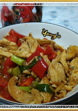 Foto resep Ayam suwir asam manis