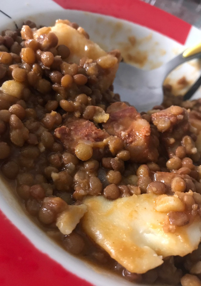 Una foto de Lentejas con chorizo y patata