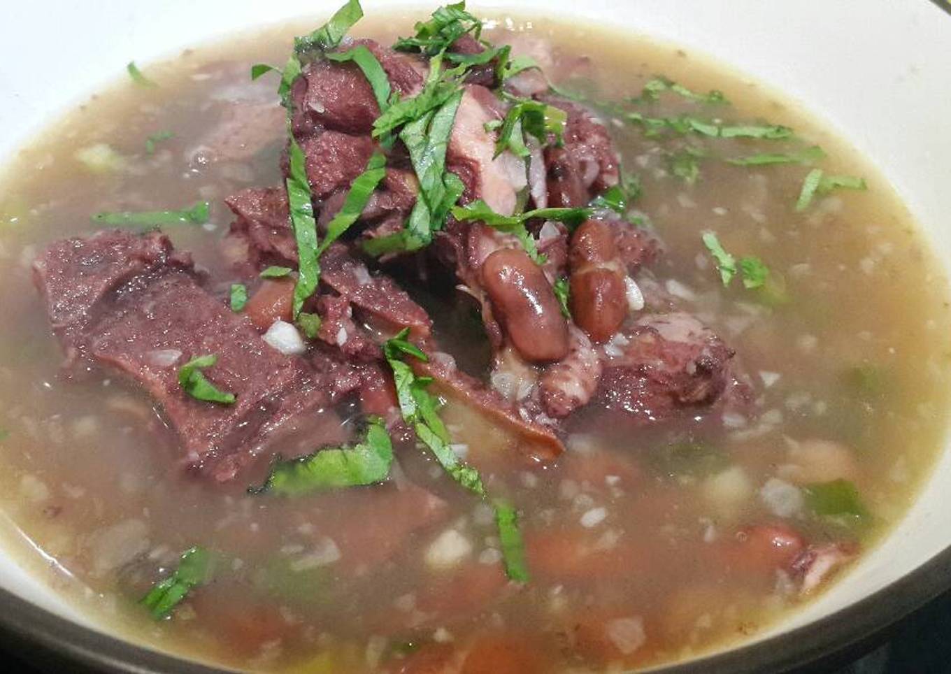 Sup Kacang Merah Manado (Brenebon)