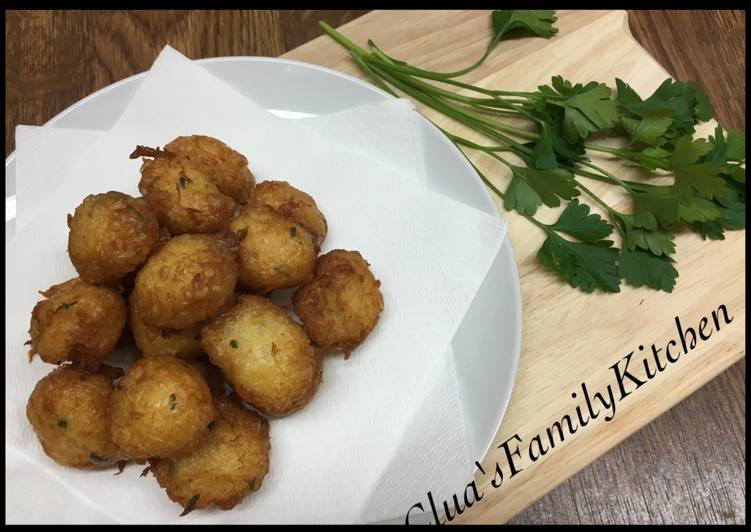 Bagaimana meracik #Tapas3: Cod Fritter/Bunyol de bacallá, Menggugah Selera