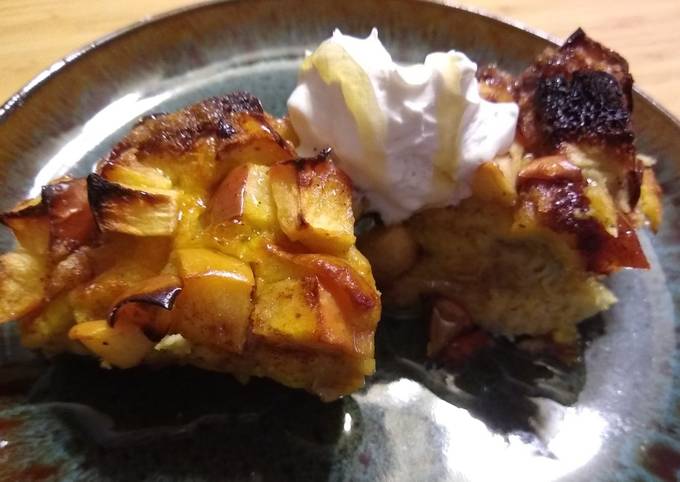 Steps to Make Quick Cinnamon Apple French Toast Bake