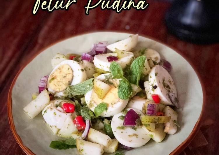 Salad Telur Pudina