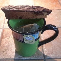 A picture of Neil's mom's biscotti.